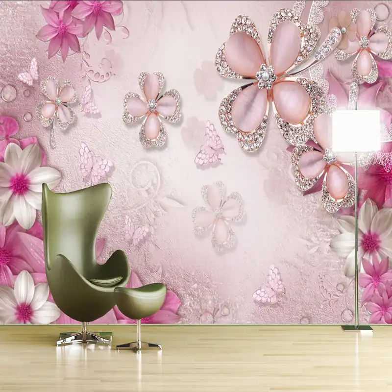 پوستر دیواری سه بعدی طرح گل کد 2118604