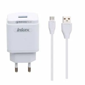 شارژر دیواری اینکاکس مدل CD-53  به همراه کابل تبدیل microUSB