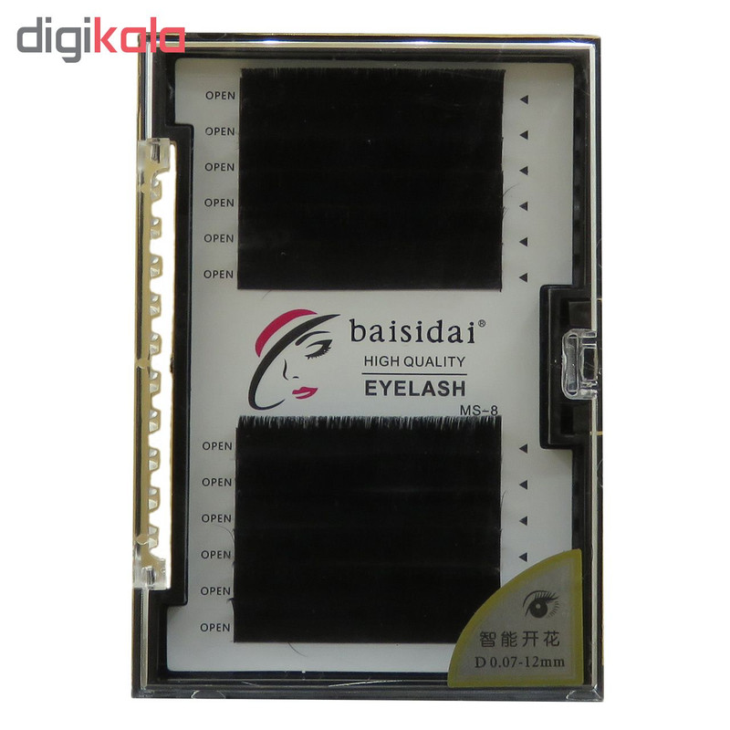 مژه مصنوعی بایسیدای مدل Volume lashes D کد 02