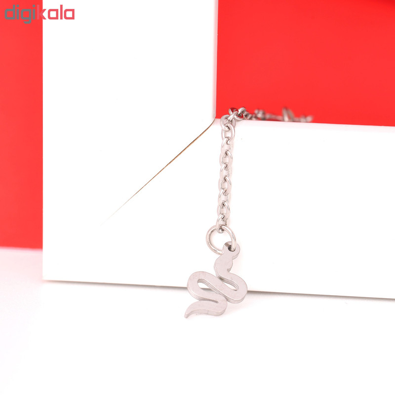 آویز ساعت زنانه طرح مار کد AS1082