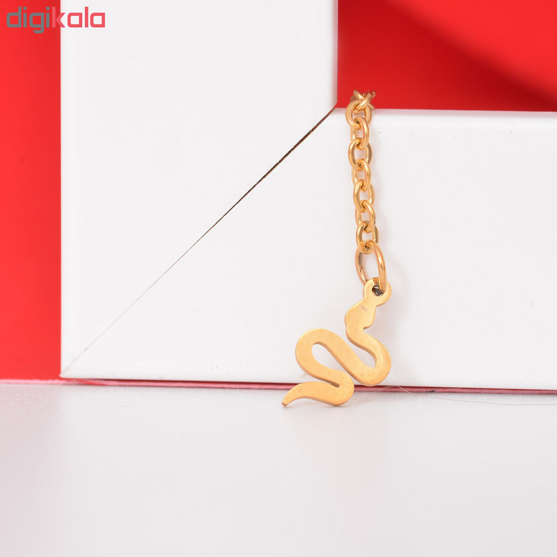 آویز ساعت زنانه طرح مار کد AS1082