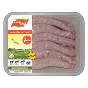 گردن مرغ بدون پوست کوروش پروتئین مقدار 900 گرم