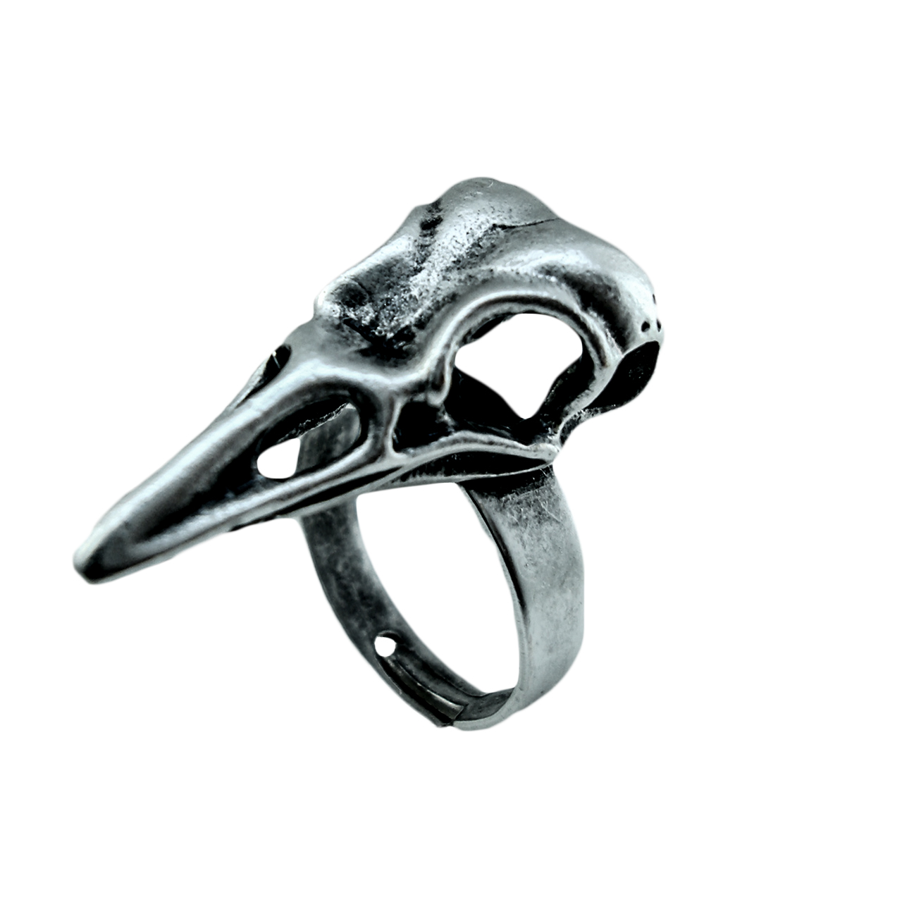 انگشتر مردانه طرح جمجمه پرنده کد KAL2