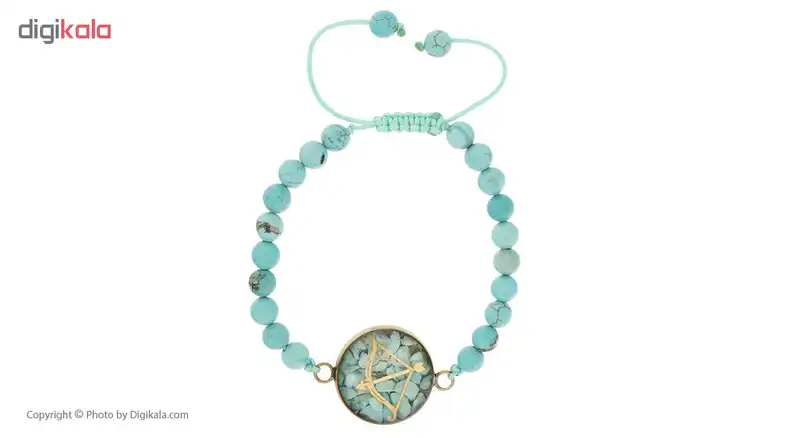 دستبند طلا 24 عیار زنانه سام نورزاده طرح ماه آذر کد 82