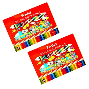 مداد رنگی 36 رنگ فنلوت مدل FCP04 بسته ۲ عددی