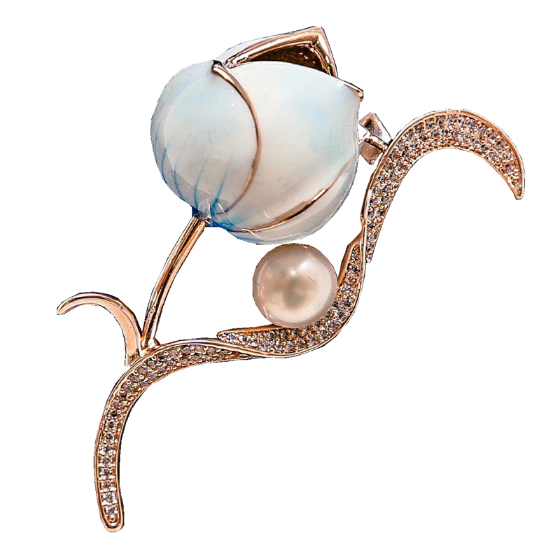 گل سینه زنانه شهر جواهر کد SJ-BR056