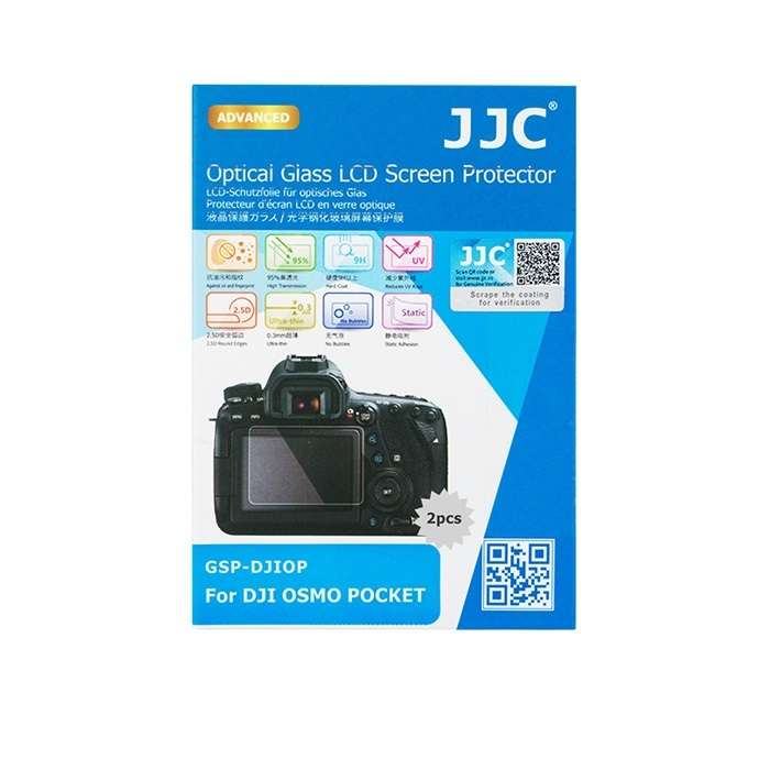 محافظ صفحه نمایش دوربین جی جی سی مدل GSP-DJIOP مناسب برای دوربین DJI OSMO POCKET بسته 2 عددی محافظ صفحه نمایش دوربین جی جی سی مدل GSP-DJIOP مناسب برای دوربین DJI OSMO POCKET بسته 2 عددی