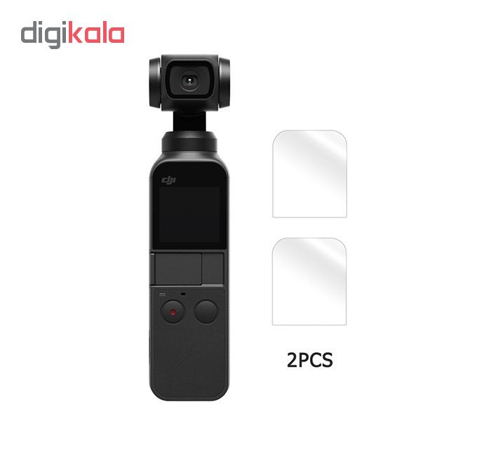 محافظ صفحه نمایش دوربین جی جی سی مدل GSP-DJIOP مناسب برای دوربین DJI OSMO POCKET بسته 2 عددی