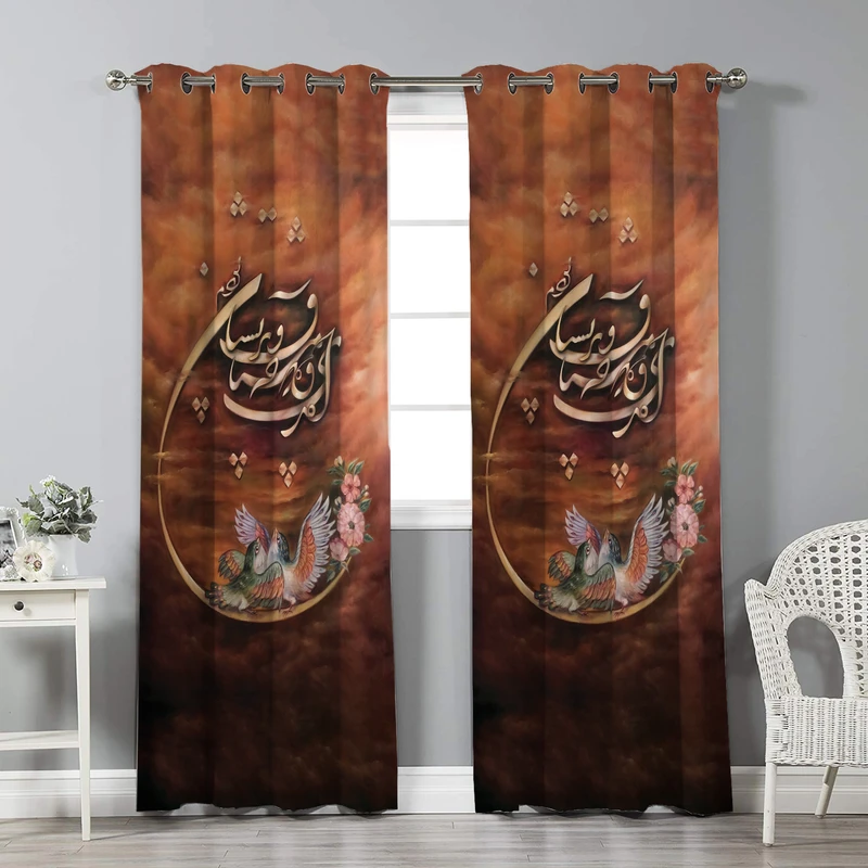 پرده نیروانا مدل pl1457 سایز 280 × 140 سانتی متر