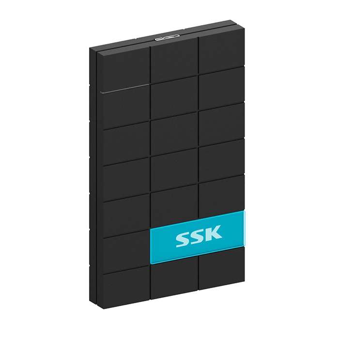 قاب اکسترنال هارددیسک 2.5 اینچی USB 3.0 اس اس کا مدل SHE080 قاب اکسترنال هارددیسک 2.5 اینچی USB 3.0 اس اس کا مدل SHE080