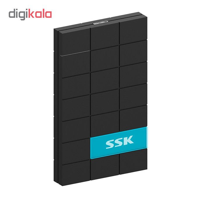 قاب اکسترنال هارددیسک 2.5 اینچی USB 3.0 اس اس کا مدل SHE080