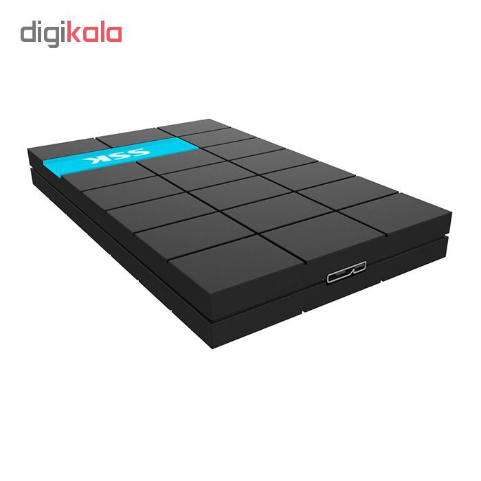 قاب اکسترنال هارددیسک 2.5 اینچی USB 3.0 اس اس کا مدل SHE080