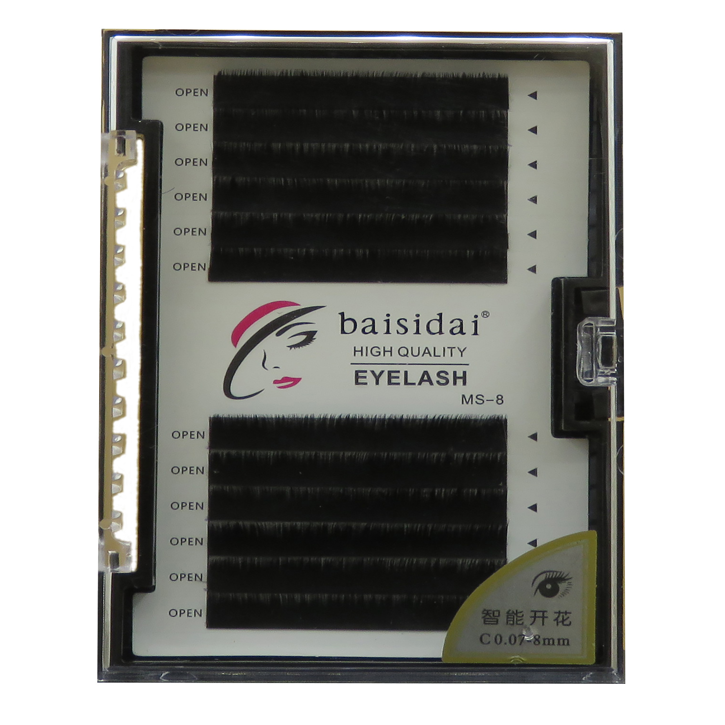 مژه مصنوعی بایسیدای مدل Volume lashes C کد 01