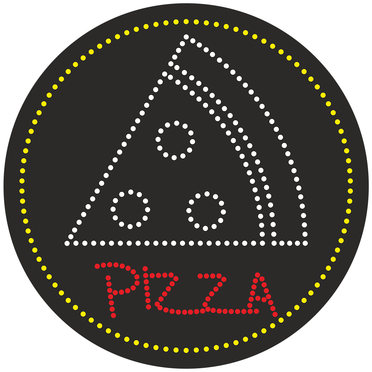 تابلو ال ای دی طرح پیتزا کد 10413
