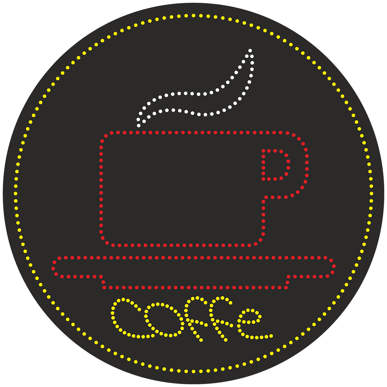 تابلو ال ای دی طرح کافه کد 10416