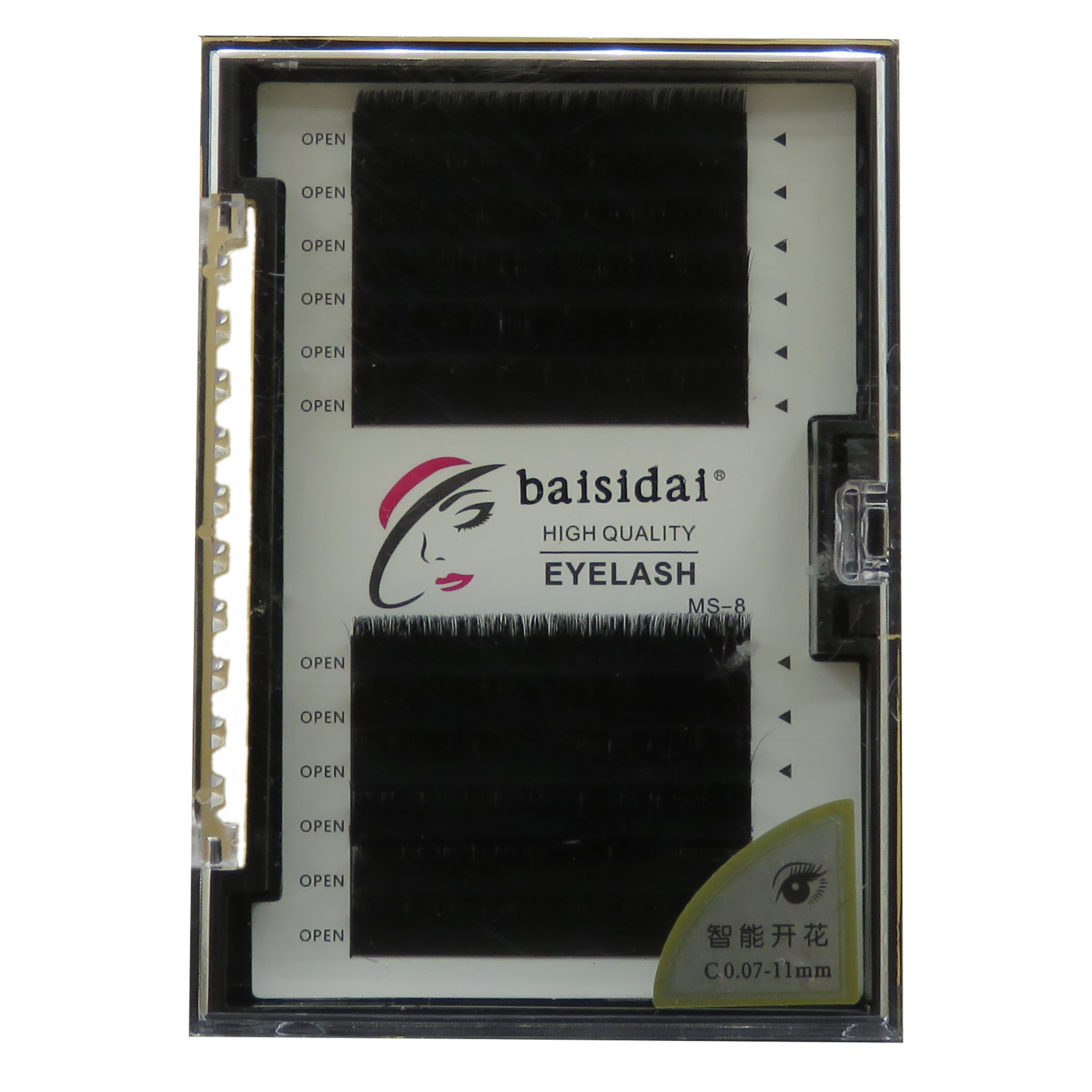 مژه مصنوعی بایسیدای مدل Volume lashes C کد 04