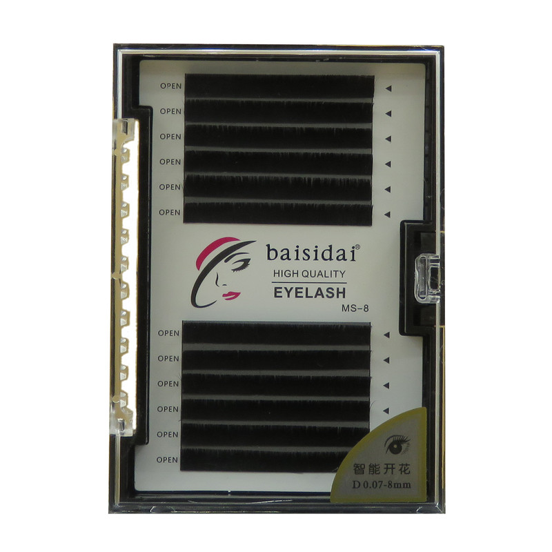 مژه مصنوعی بایسیدای مدل Volume lashes D کد 07