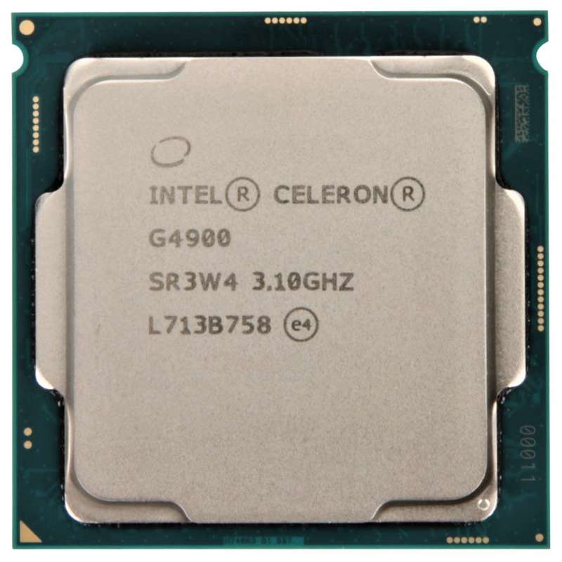 پردازنده مرکزی اینتل سری Coffee Lake مدل Celeron G4900 پردازنده مرکزی اینتل سری Coffee Lake مدل Celeron G4900