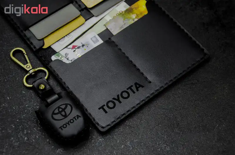ست هدیه چرمینه اسپرت طرح تویوتا کد 55027-BTHREE