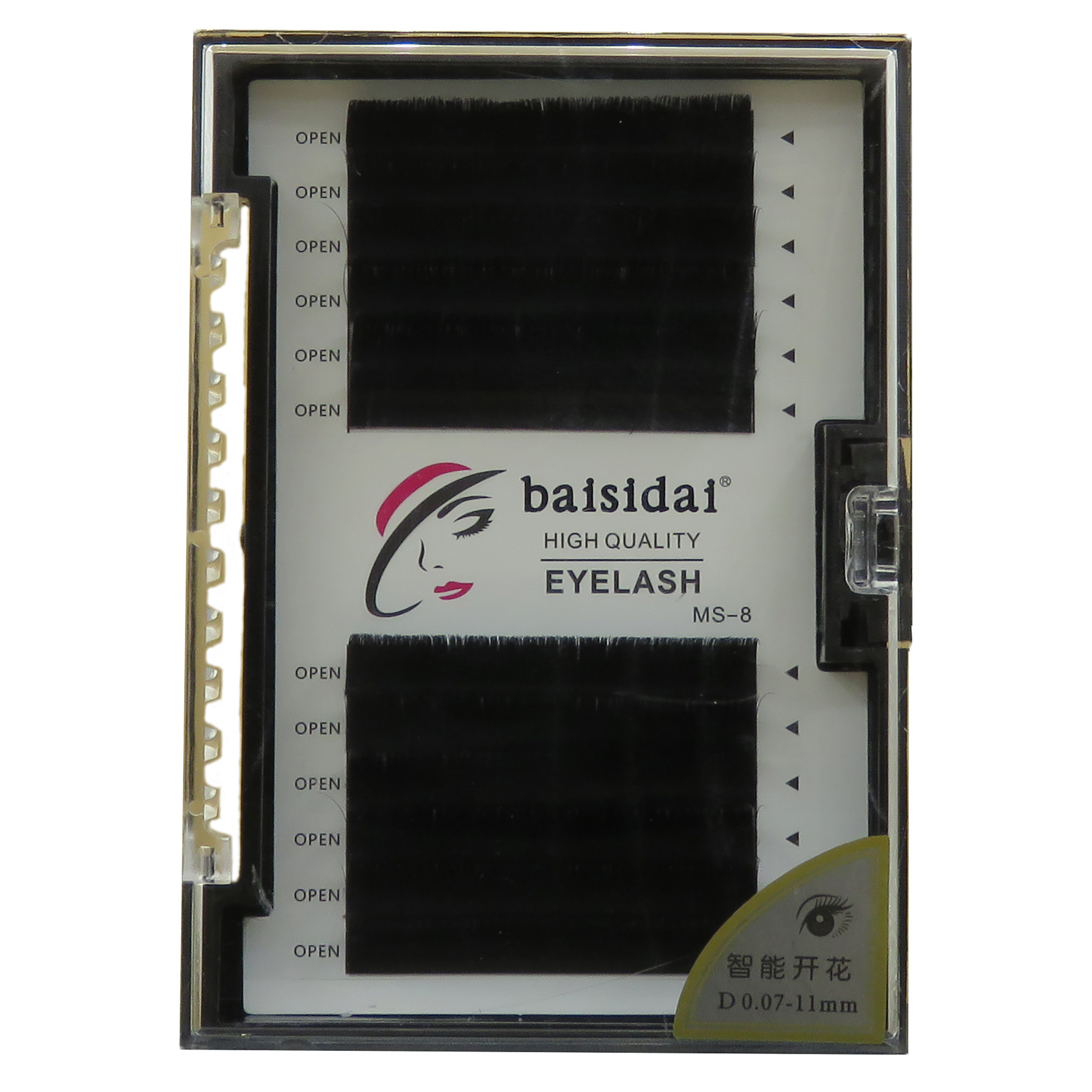 مژه مصنوعی بایسیدای مدل Volume lashes D کد 10