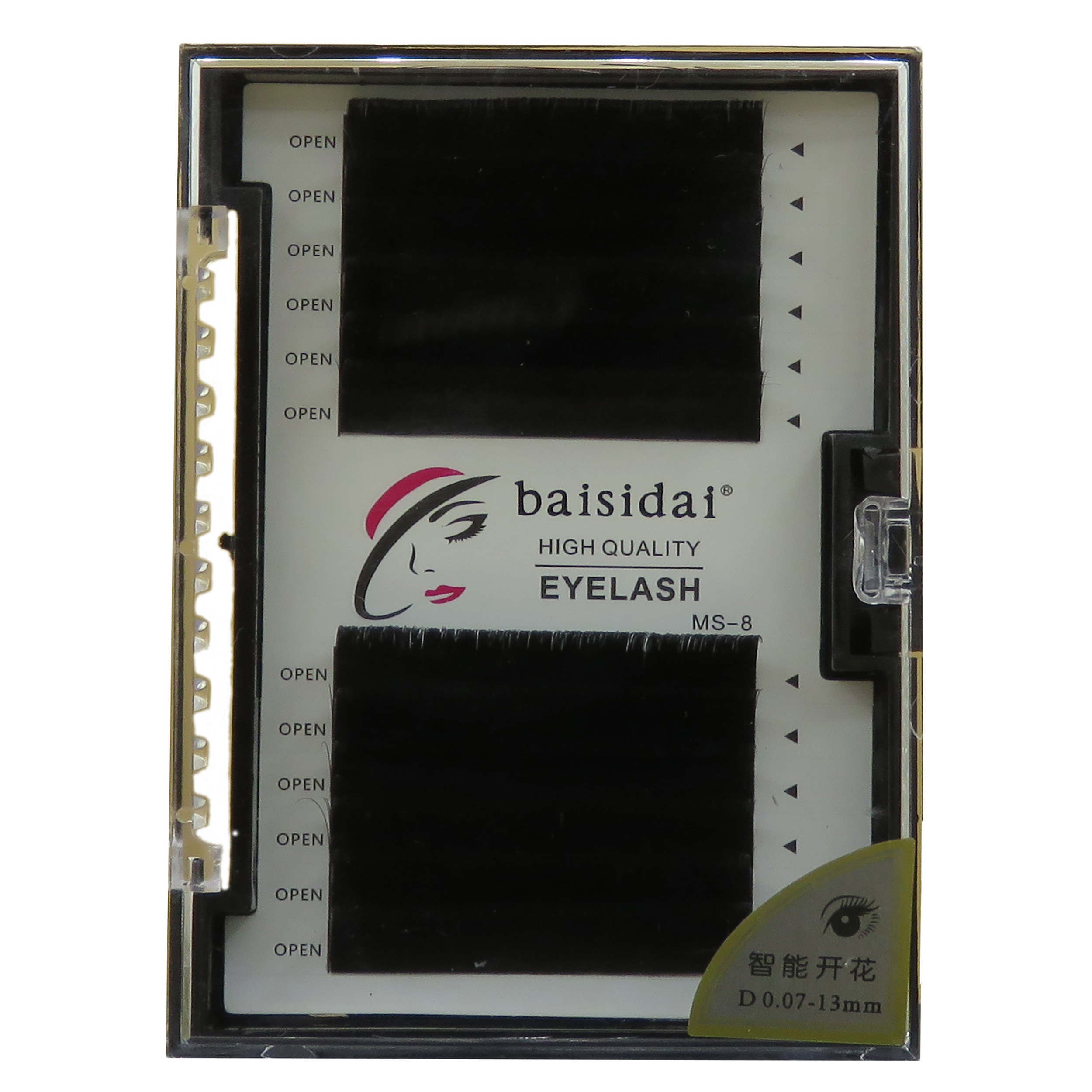مژه مصنوعی بایسیدای مدل Volume lashes D کد 12