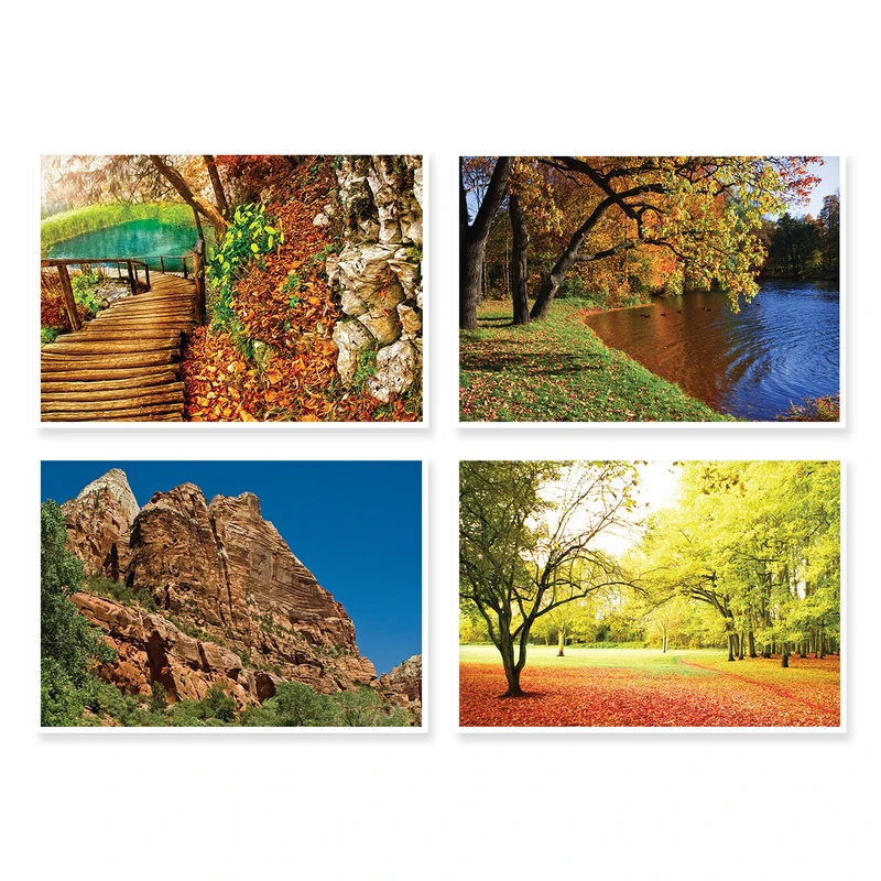 پوستر طرح طبیعت کد A-1062 مجموعه 4 عددی