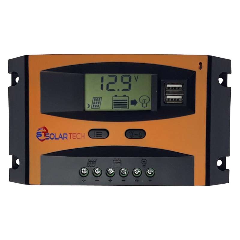 کنترل کننده شارژ خورشیدی سولار تک مدل TK10DU کد 010