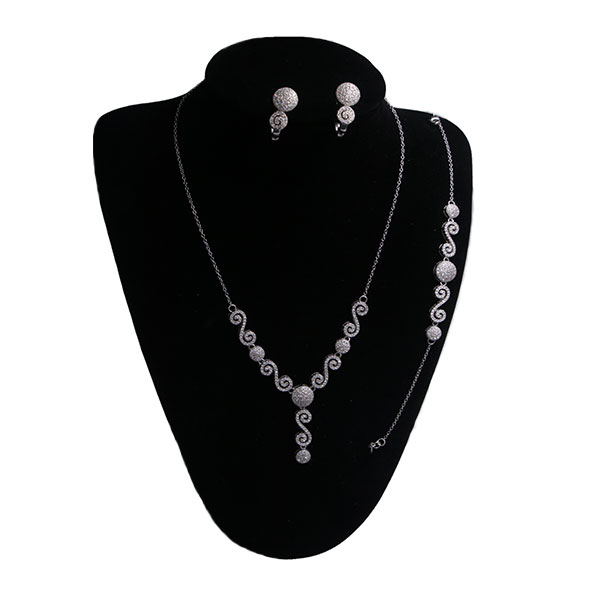 نیم ست نقره زنانه کد 88