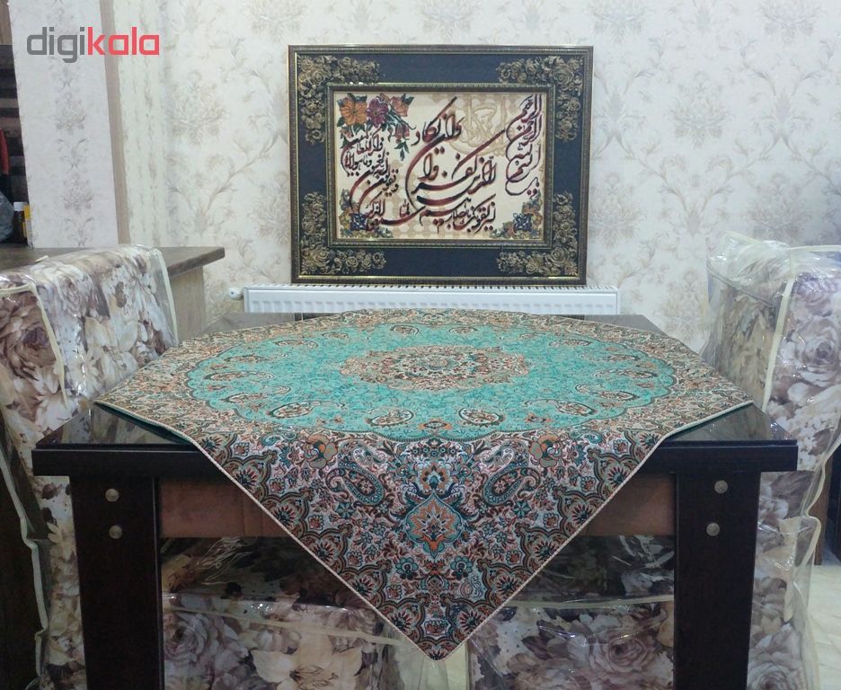 رومیزی ترمه طرح نسترن کد 28