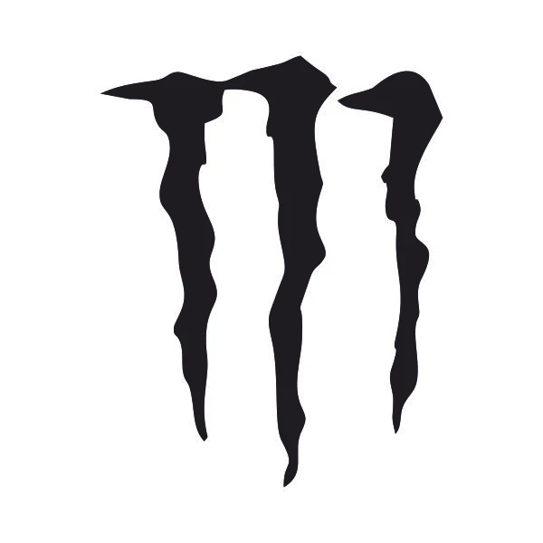 برچسب بدنه خودرو طرح پنجه هیولا کد 1310