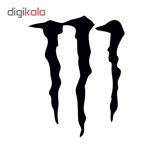 برچسب بدنه خودرو طرح پنجه هیولا کد 1310