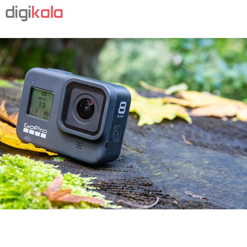 دوربین فیلم برداری ورزشی گوپرو مدل HERO8 Black به همراه لوازم جانبی پلوز