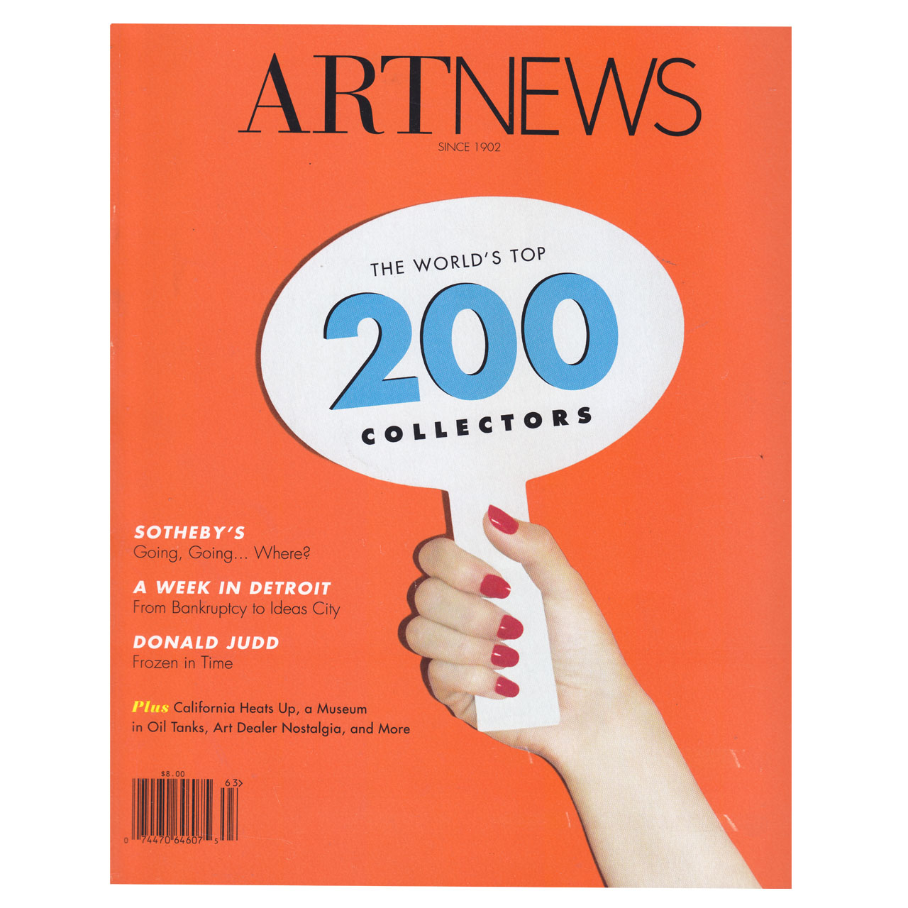 مجله Art News آگوست 2016