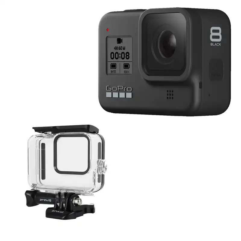 دوربین فیلم برداری ورزشی گوپرو مدل HERO8 Black به همراه کاور