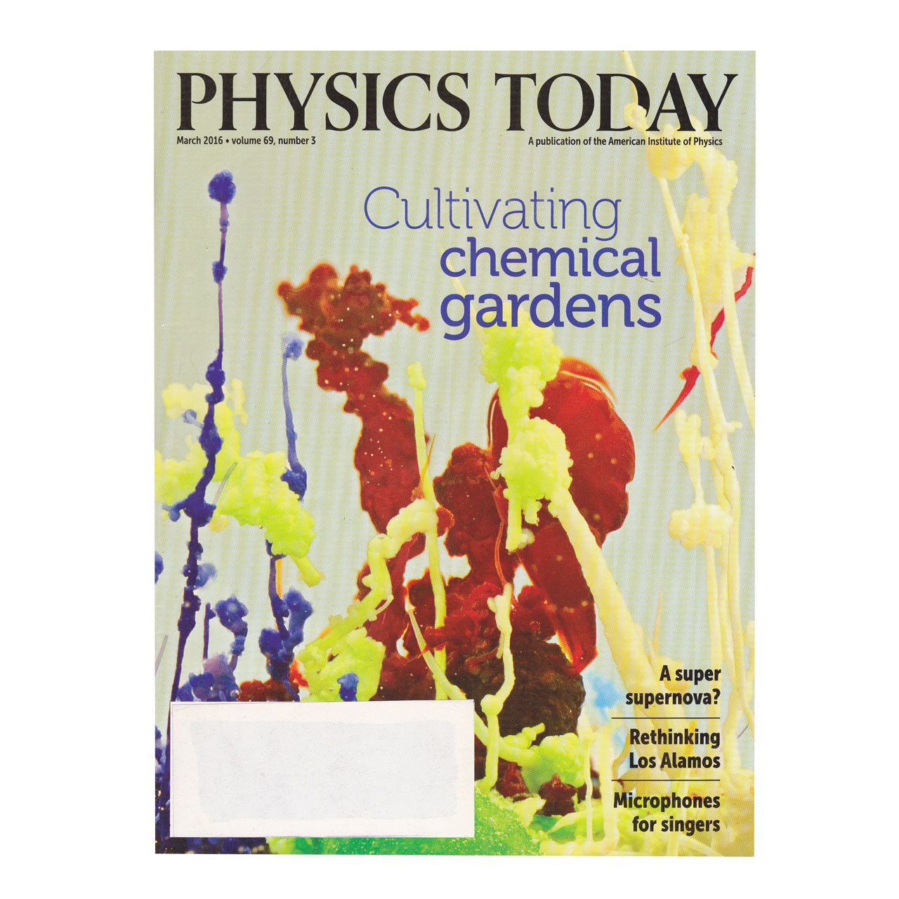 مجله Physics Today مارچ 2016