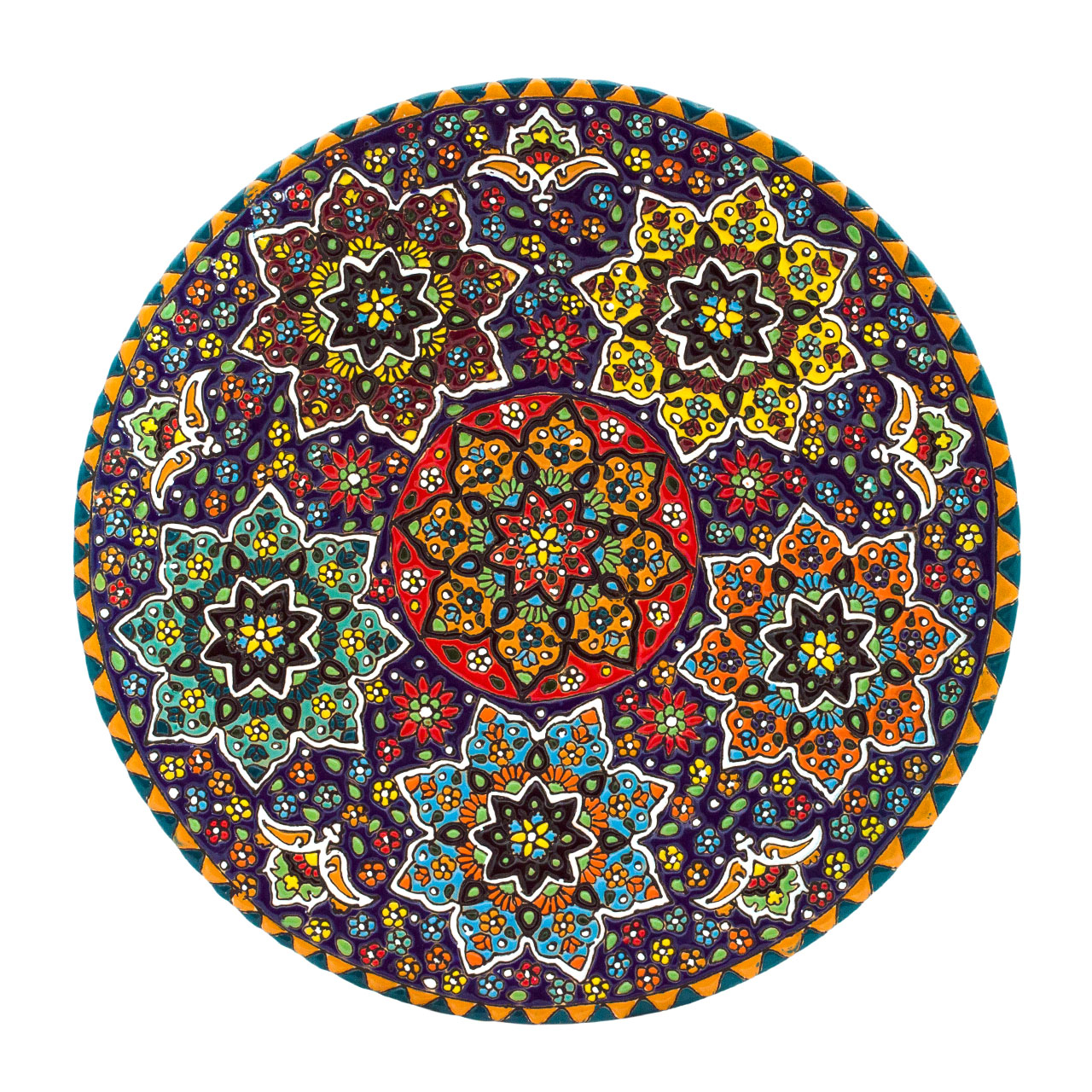 بشقاب میناکاری کد 8-15-119