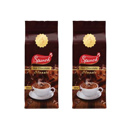 هات چاکلت اسپانه مدل Classic مقدار 250 گرم مجموعه 2 عددی