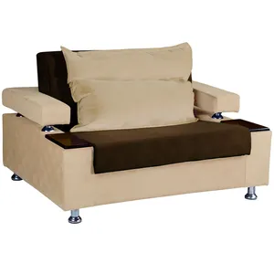 مبل تخت خواب شو یک نفره چشمه نور مدل MA-504.100-BR-CR