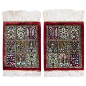 فرش دستباف رومیزی یک دهم متری سی پرشیا کد 703007 یک جفت