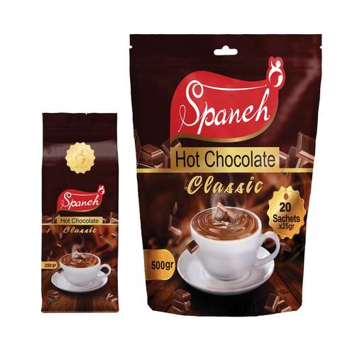 هات چاکلت اسپانه مدل Classic مجموعه 2 عددی