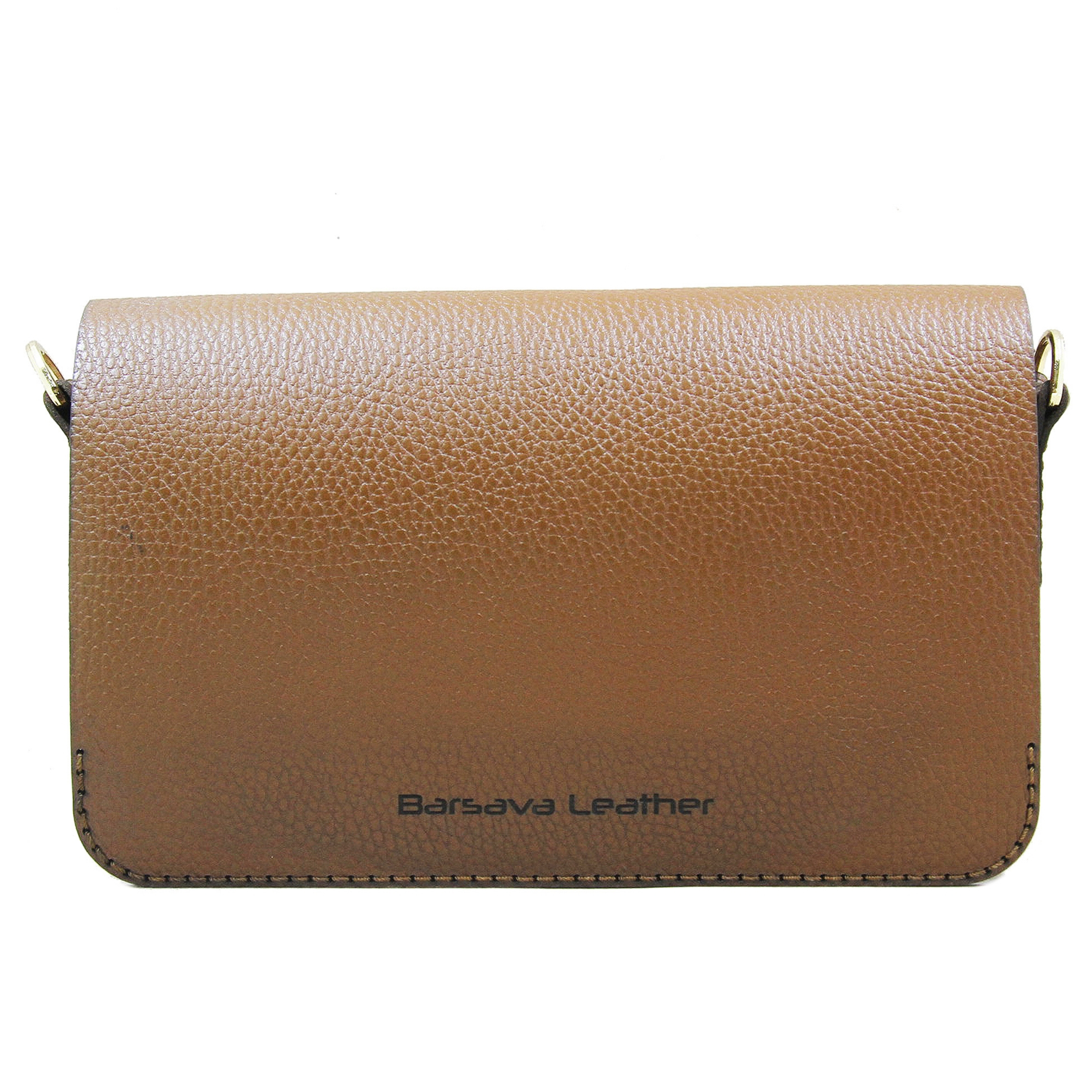 کیف دوشی زنانه چرم بارثاوا کد1255