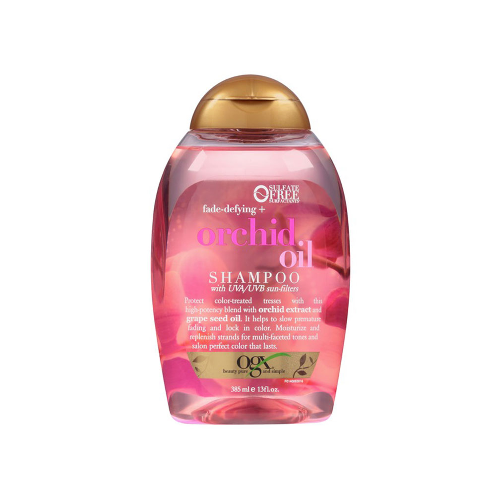 شامپو مو  او جی ایکس مدل تثبیت کننده رنگ مو حجم 385 میلی لیتر