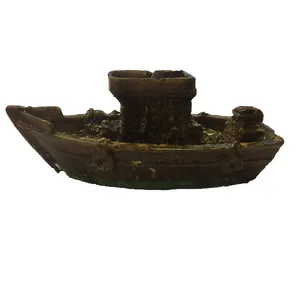 کشتی تزئینی آکواریوم کد 009