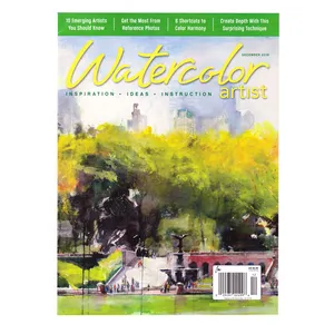 مجله Watercolor Artist دسامبر 2016