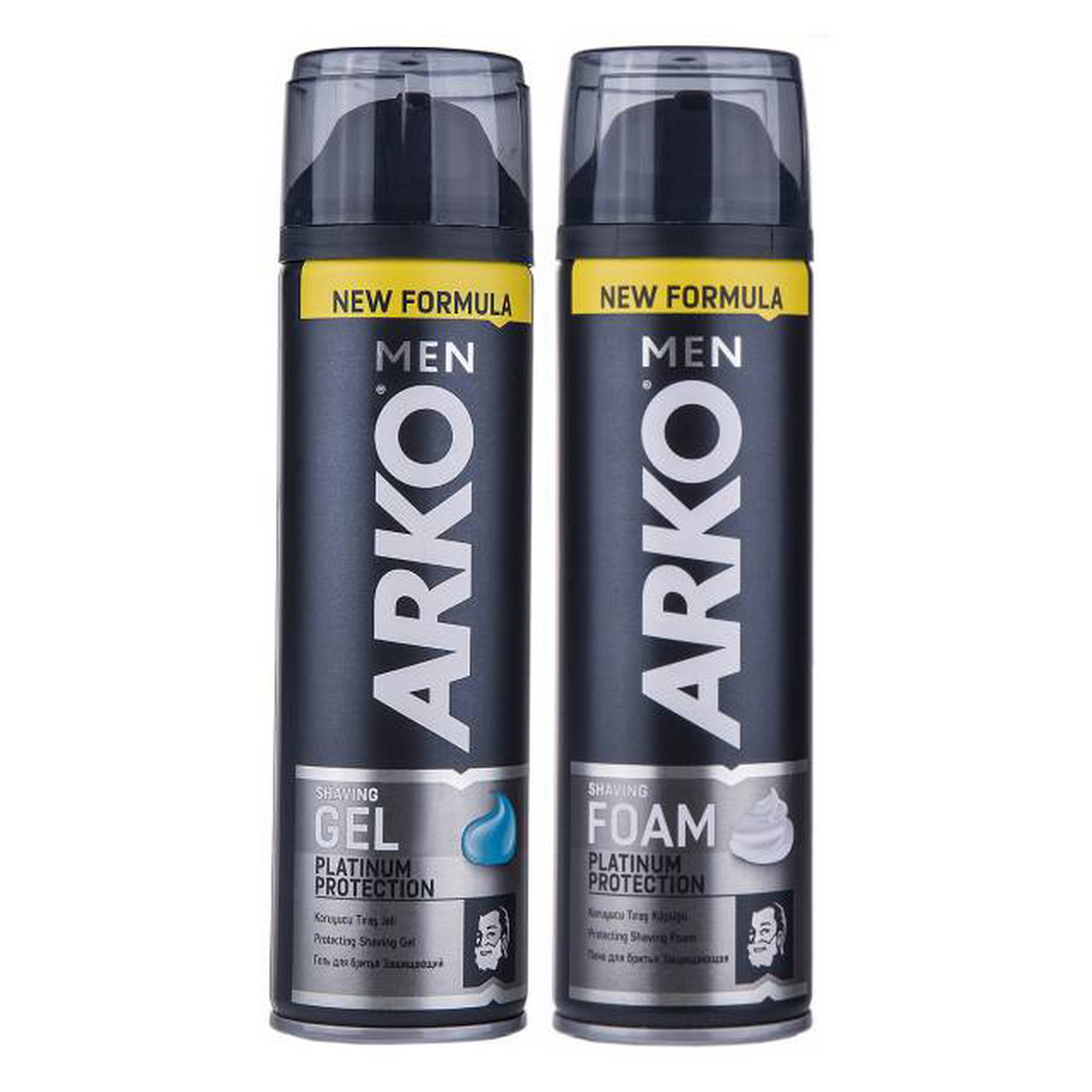 فوم اصلاح آرکو مدل Platinum Protection حجم 200 میلی لیتر به همراه ژل اصلاح آرکو مدل Platinum Protection