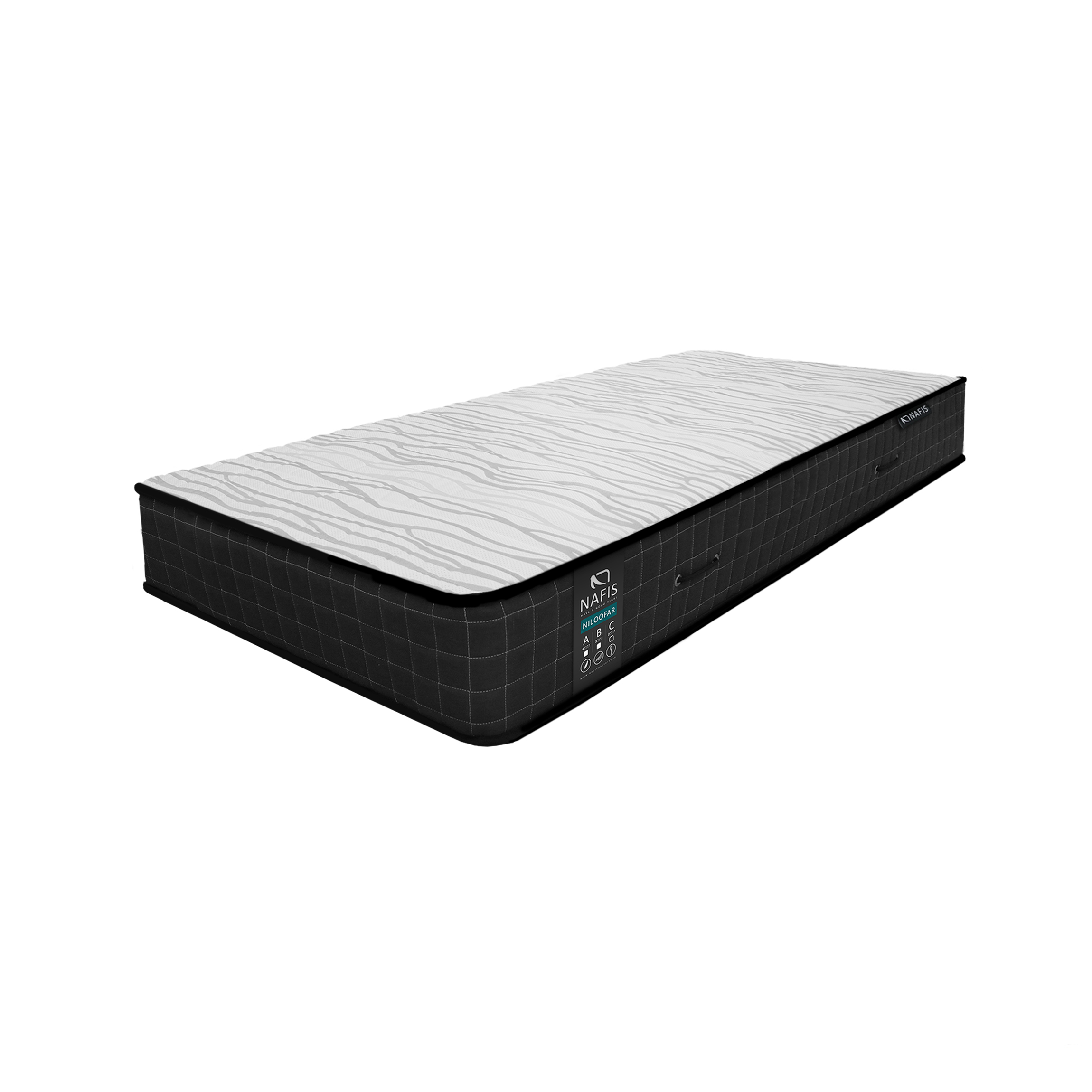 تشک نفیس مدل نیلوفر C یک نفره سایز 200 × 120 سانتی متر