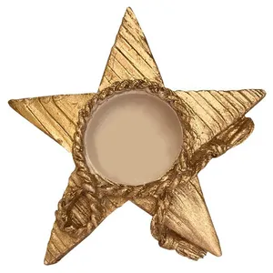 جا شمعی طرح ستاره