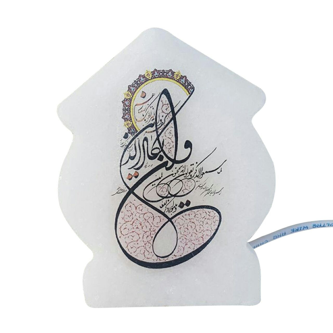 آباژور سنگ نمک طرح کلبه کد KL27