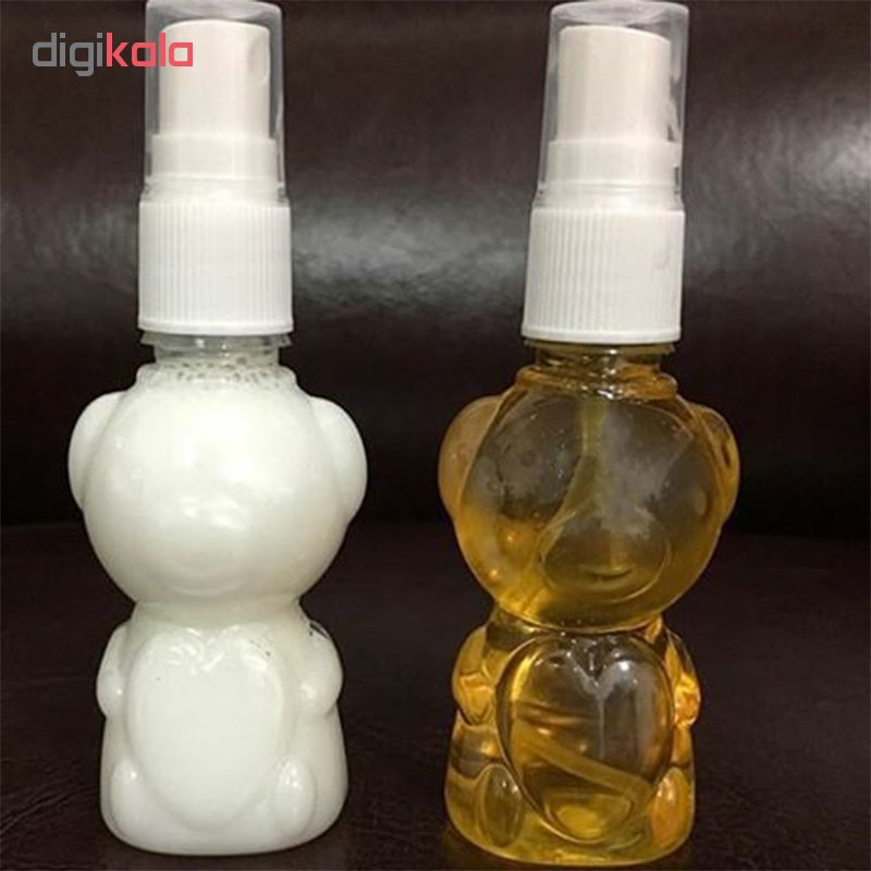 ظرف اسپری روغن طرح خرسی مجموعه 2 عددی