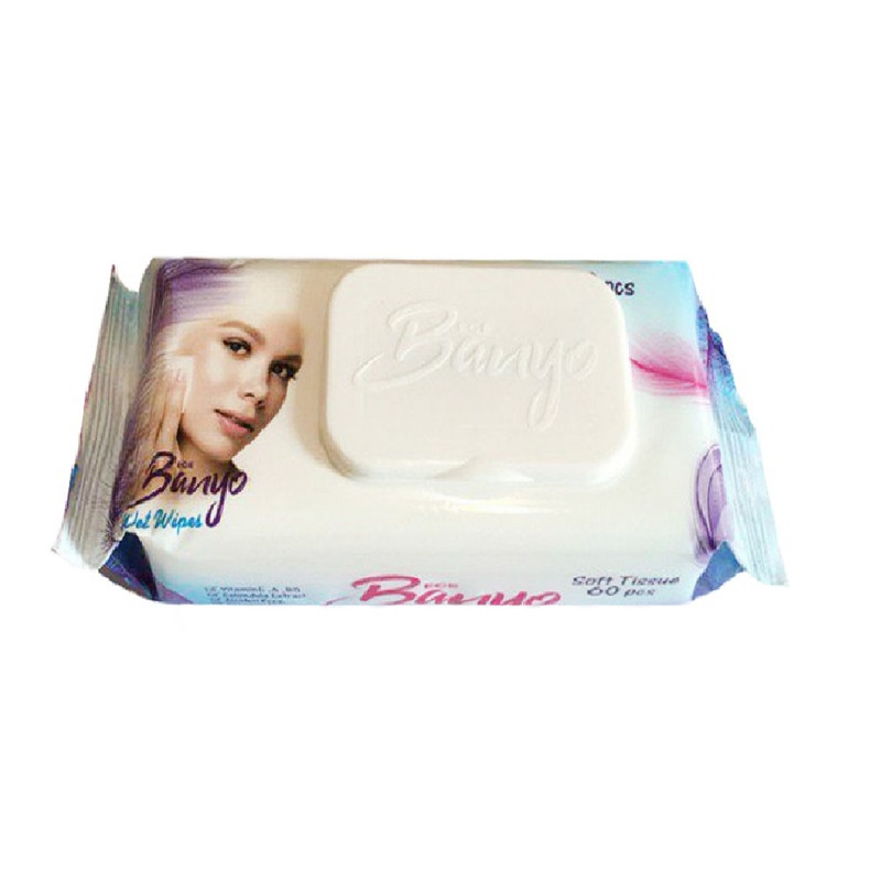 دستمال مرطوب بانیو مدل SLM46 بسته 60 عددی